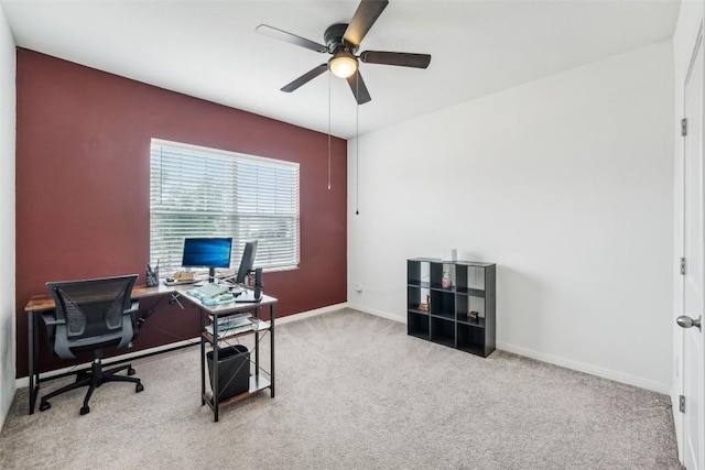 12700 Robert Taft St, Manor, TX 78653 - office space with ceiling fan and carpet floors