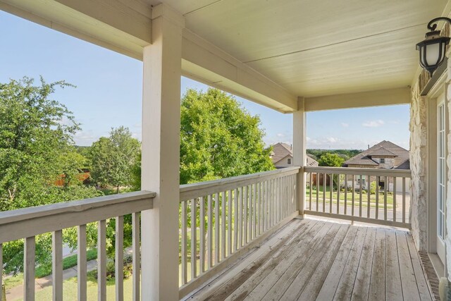 view of deck
