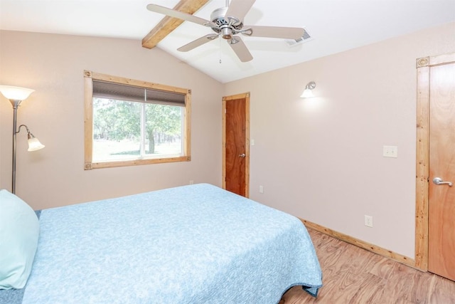 17025 Round Mountain Rd, Leander, TX 78641 - bedroom with light wood-type flooring and a ceiling fan