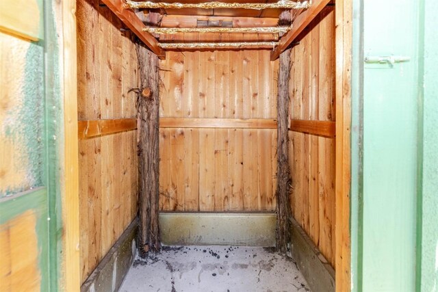 view of storage area