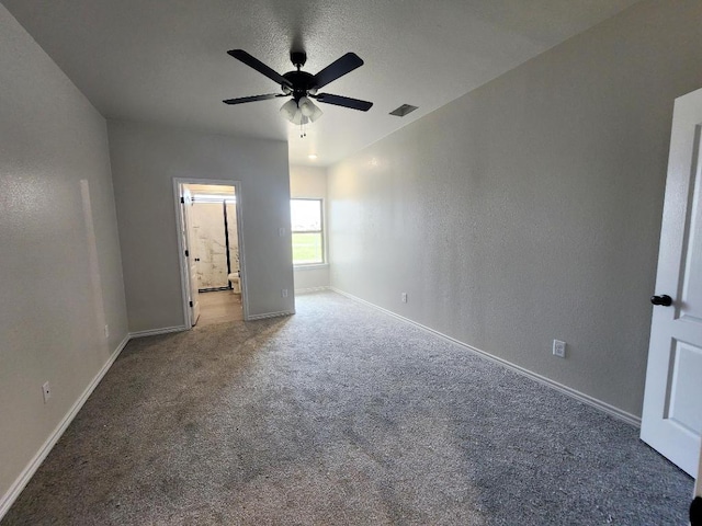 701 Eagle Claw Dr, Salado, TX 76571 - unfurnished bedroom with visible vents, carpet flooring, baseboards, and connected bathroom