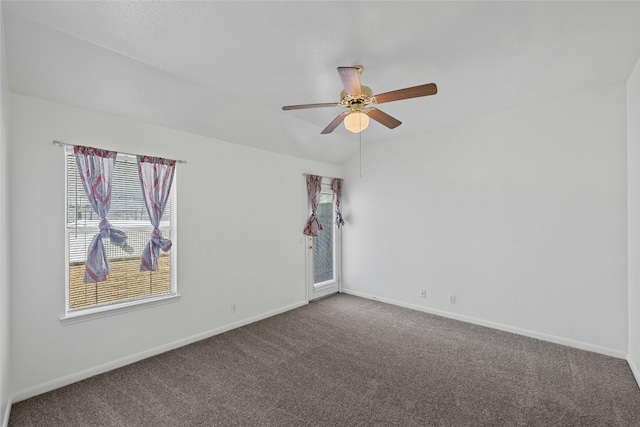 3201 El Salido Pkwy Bldg E, Cedar Park, TX 78613 - unfurnished room with baseboards, a ceiling fan, and carpet flooring