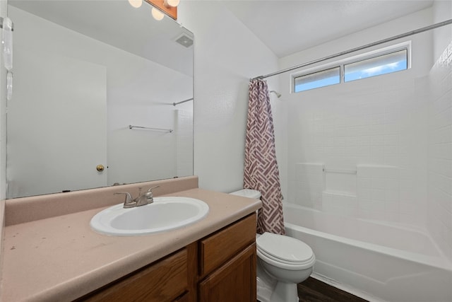 3201 El Salido Pkwy Bldg E, Cedar Park, TX 78613 - full bath featuring toilet, vanity, and shower / bath combo with shower curtain