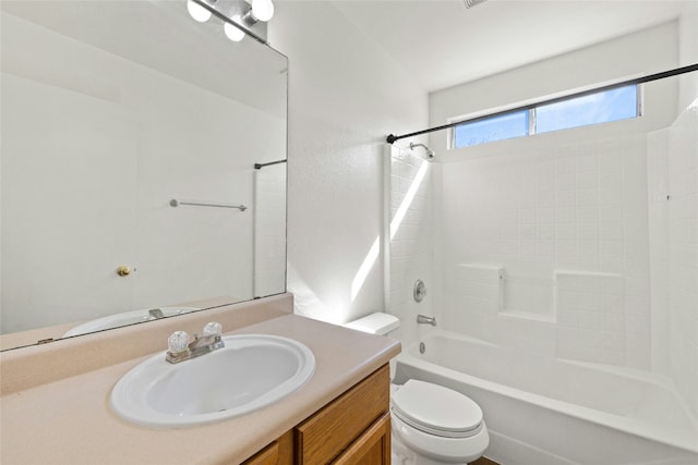 3201 El Salido Pkwy Bldg E, Cedar Park, TX 78613 - bathroom with toilet, vanity, and  shower combination