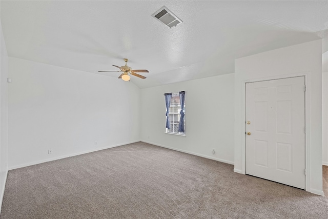3201 El Salido Pkwy Bldg E, Cedar Park, TX 78613 - unfurnished room featuring carpet floors, visible vents, a ceiling fan, and baseboards