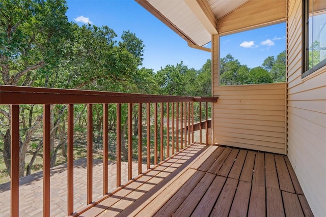 view of deck
