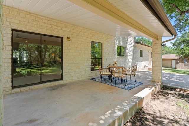 view of patio