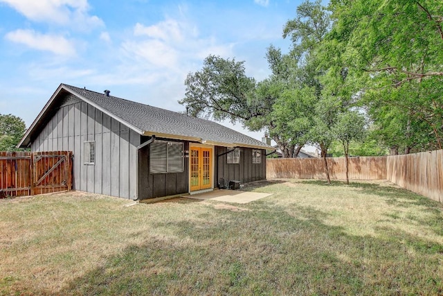 6603 Krollton Dr, Austin, TX 78745 - view of outdoor structure featuring french doors