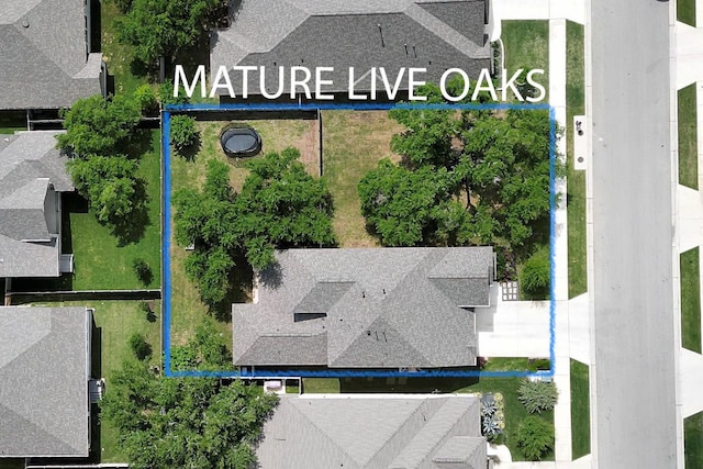 229 S Park Vis, Georgetown, TX 78628 - aerial view of property's location featuring property parcel outlined