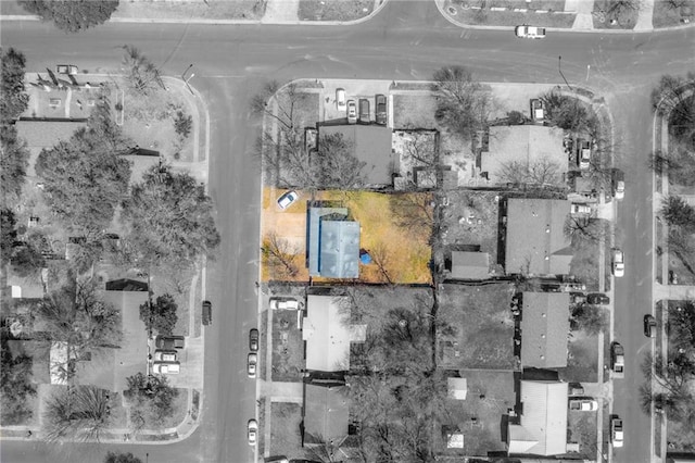 6003 Merriwood Dr, Austin, TX 78745 - aerial view of property's location with property parcel outlined