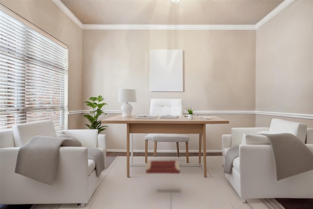 1124 Dyer Creek Pl, Round Rock, TX 78665 - office space with ornamental molding and baseboards