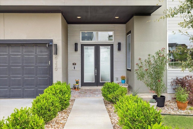 6229 Florencia Ln, Austin, TX 78724 - property entrance featuring french doors and stucco siding