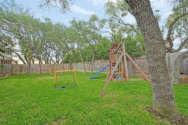 7716 Journeyville Dr, Austin, TX 78735 - view of jungle gym