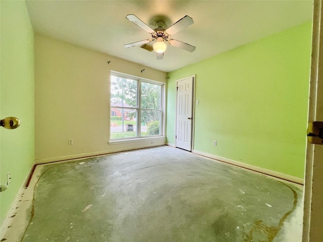 3622 Cheyenne St, Round Rock, TX 78664 - unfurnished room featuring baseboards and a ceiling fan