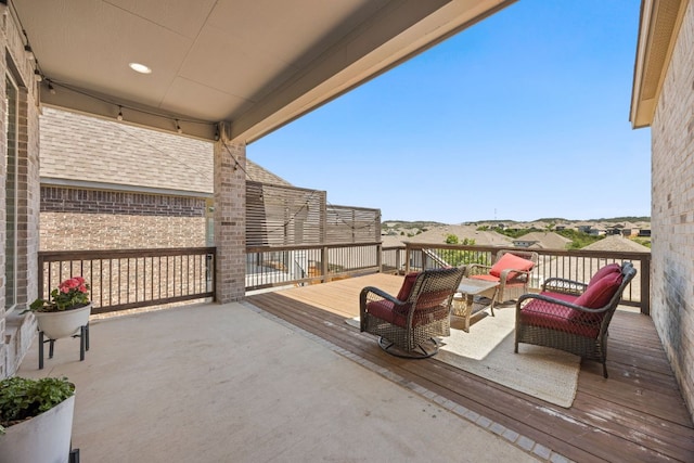 5609 Traviston Ct, Austin, TX 78738 - view of patio / terrace featuring outdoor lounge area