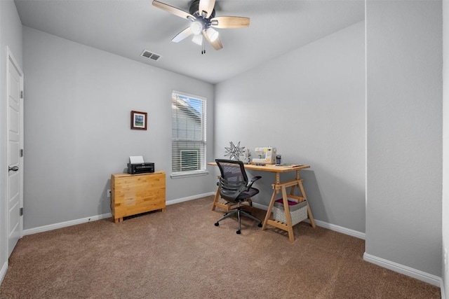 1404 Jenkins Bnd Unit 11, Austin, TX 78748 - carpeted office space with ceiling fan and baseboards