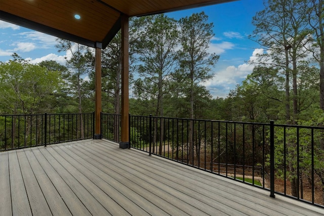view of deck