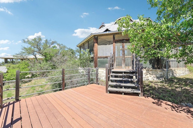 view of deck