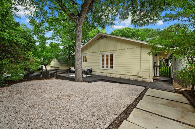 509 Upson St, Austin, TX 78703 - rear view of property with fence