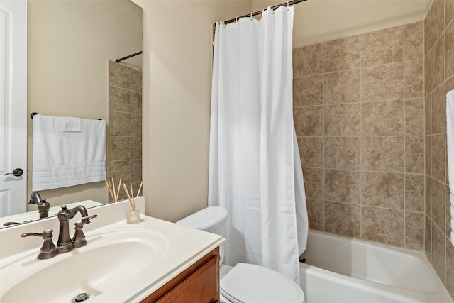 2328 Gilia Dr, Austin, TX 78733 - full bathroom with vanity and shower / tub combo