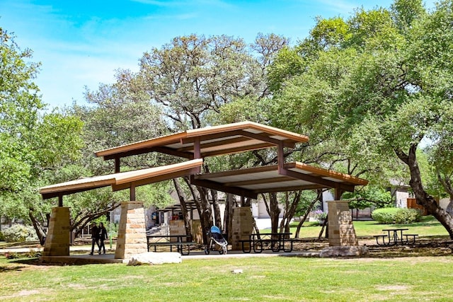 1801 Lakeside Ranch Rd, Georgetown, TX 78633 - view of community with a yard