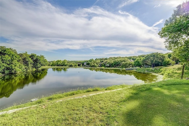 property view of water
