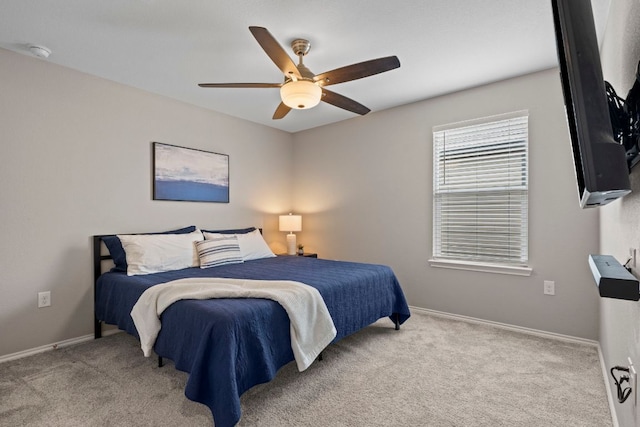 330 Conestoga Dr, Kyle, TX 78640 - bedroom featuring carpet and a ceiling fan