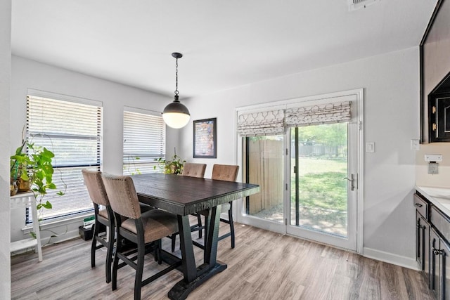 508 Explorer, Lakeway, TX 78734 - dining space with light wood-type flooring