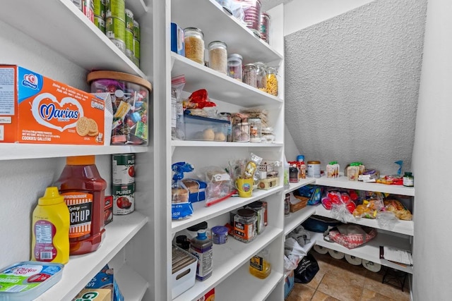 view of pantry