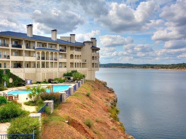 3404 American Dr Unit 3208, Lago Vista, TX 78645 - water view with fence