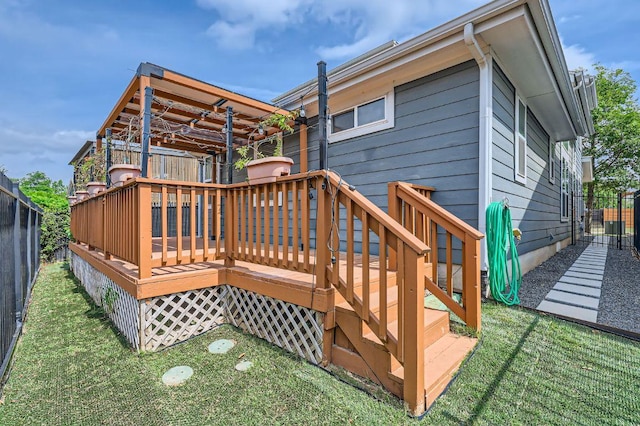 1513 Casa Dr, Austin, TX 78745 - view of wooden terrace