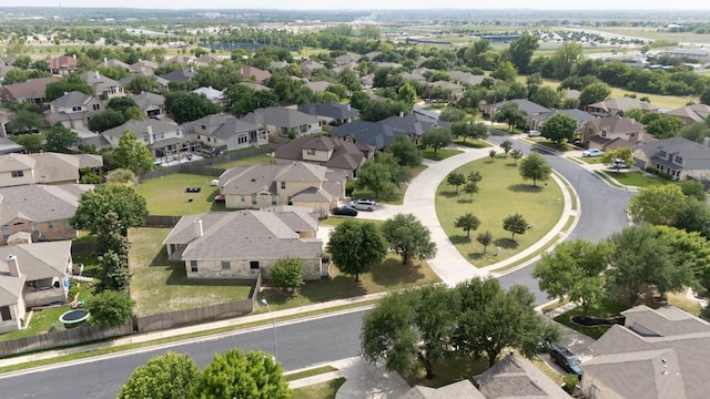 2129 Aaron Ross Way, Round Rock, TX 78665 - aerial perspective of suburban area