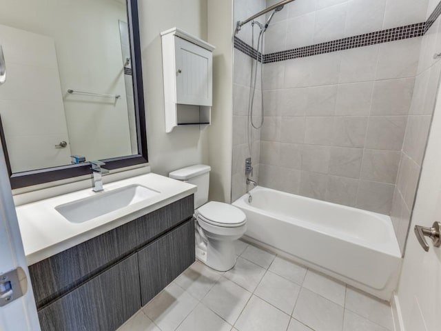 7805 Cooper Ln Unit 103, Austin, TX 78745 - full bathroom featuring tile patterned flooring, tub / shower combination, toilet, and vanity