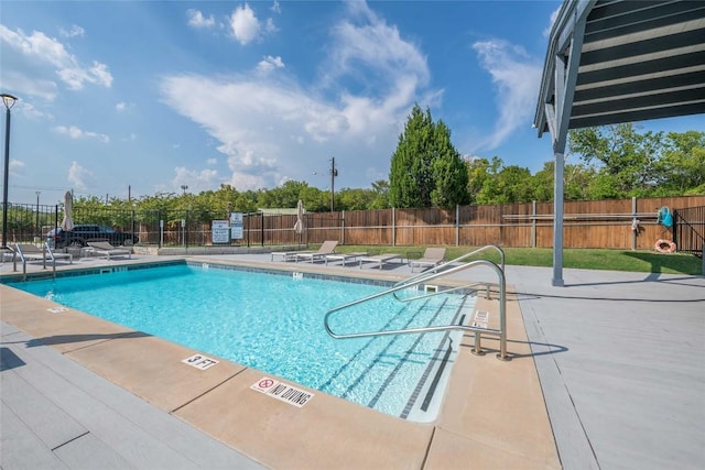 7805 Cooper Ln Unit 103, Austin, TX 78745 - pool featuring a patio and fence