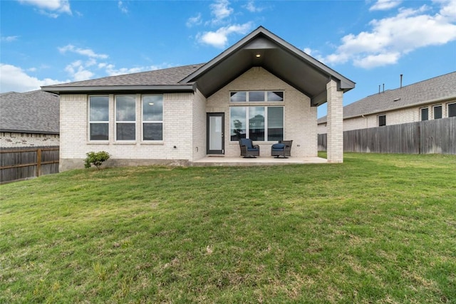 1109 Sweetspire St, Leander, TX 78641 - rear view of house featuring a patio and brick siding