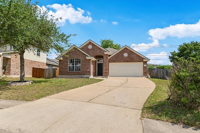 11805 Larch Valley Dr, Austin, TX 78754 - traditional home with brick siding, driveway, and an attached garage