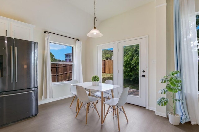 11805 Larch Valley Dr, Austin, TX 78754 - dining space featuring wood finished floors