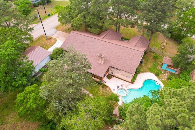 aerial view