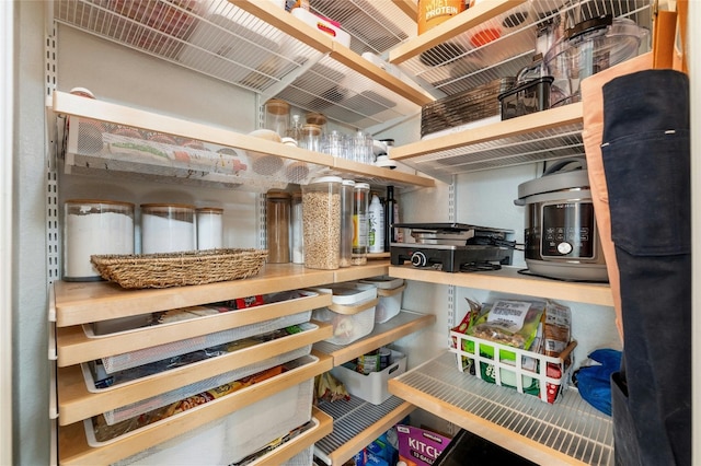 view of pantry