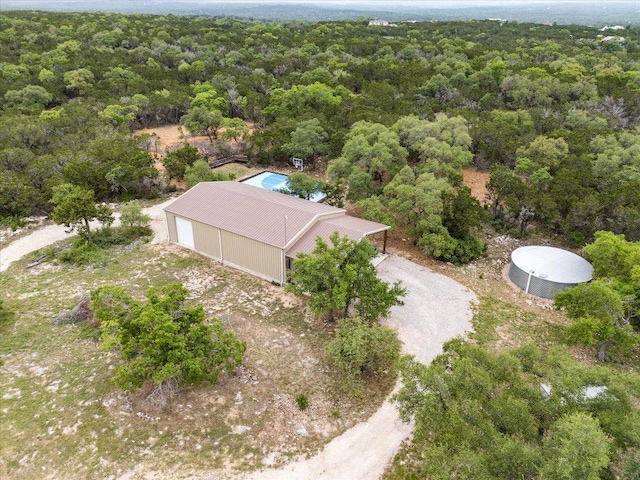 440 Currie Ranch Rd, Wimberley, TX 78676 - birds eye view of property featuring a view of trees