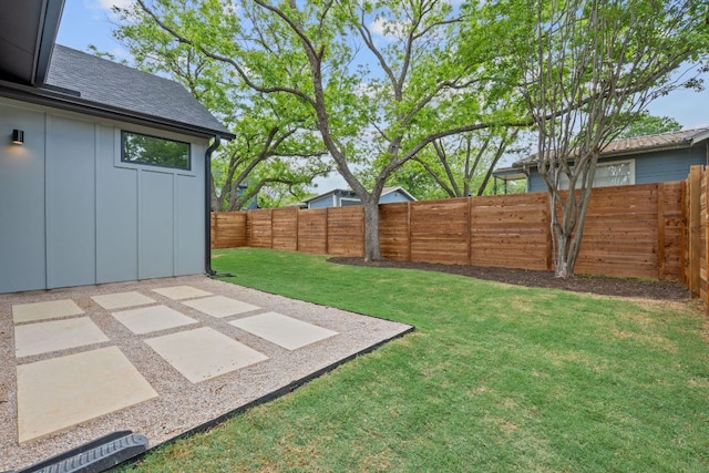 6400 Cannonleague Dr, Austin, TX 78745 - view of yard with a patio