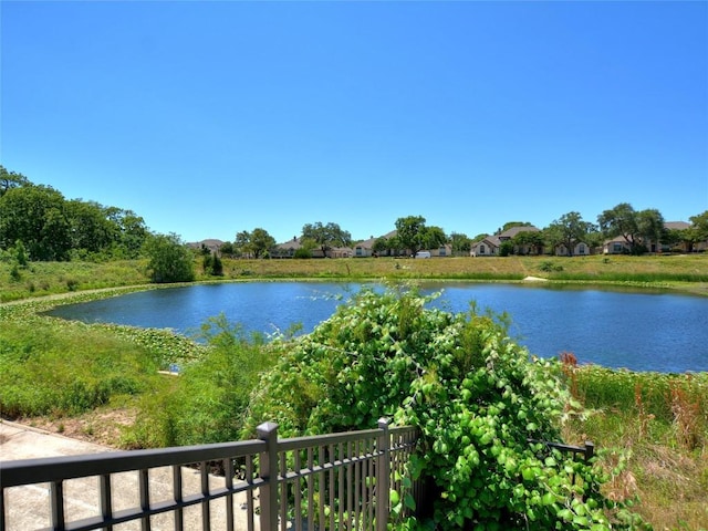 15617 Pumpkin Ridge Dr, Austin, TX 78717 - property view of water featuring fence