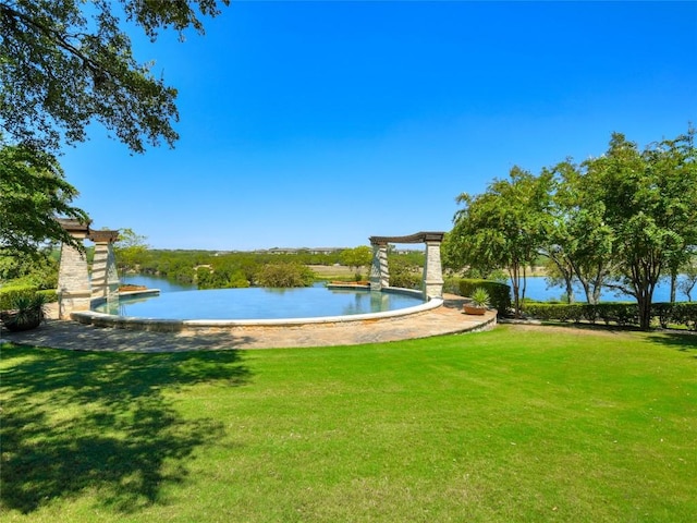 15617 Pumpkin Ridge Dr, Austin, TX 78717 - view of home's community featuring a water view and a yard