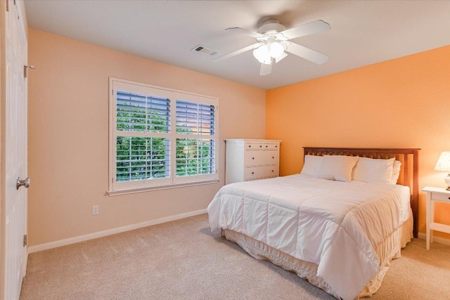 15617 Pumpkin Ridge Dr, Austin, TX 78717 - carpeted bedroom featuring baseboards and ceiling fan