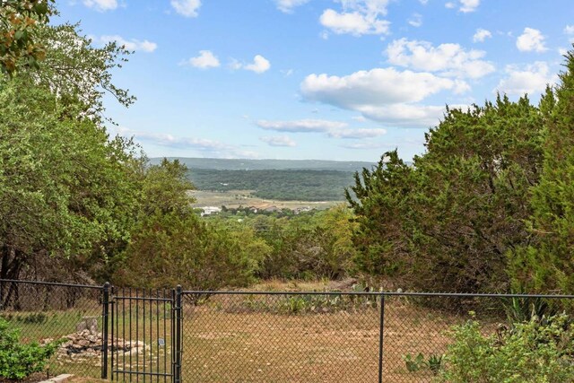 4906 Thunderbird Dr, Lago Vista, TX 78645 - water view with a gate and a forest