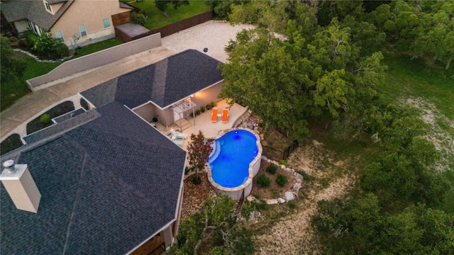 aerial view