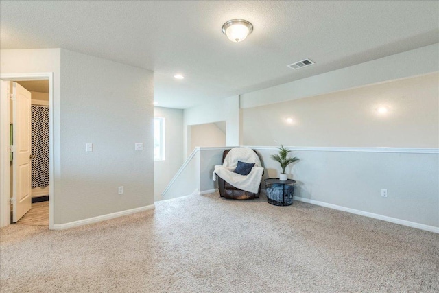 125 Groesbeck Ln, Leander, TX 78641 - unfurnished room featuring carpet, an upstairs landing, and baseboards