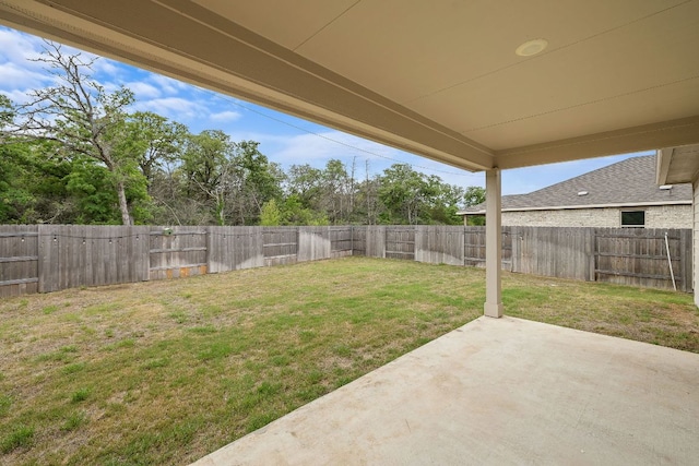 135 Hackberry Ln, Bastrop, TX 78602 - view of yard with a patio area