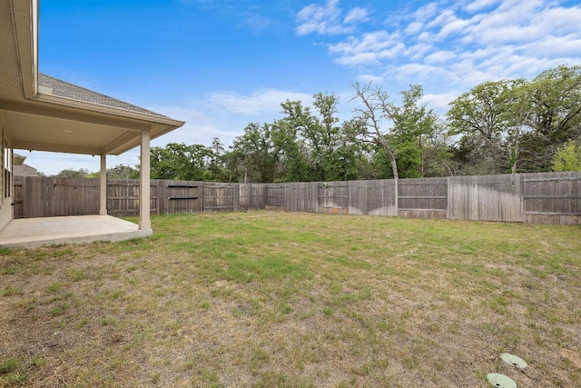 135 Hackberry Ln, Bastrop, TX 78602 - view of yard featuring a patio