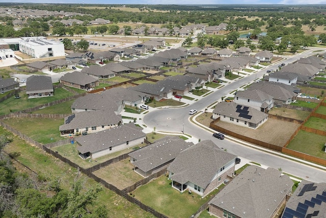 135 Hackberry Ln, Bastrop, TX 78602 - drone / aerial view featuring a residential view